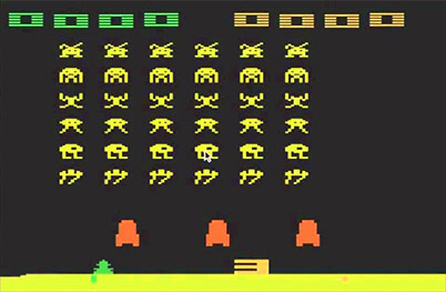 Space Invaders on Atari VCS