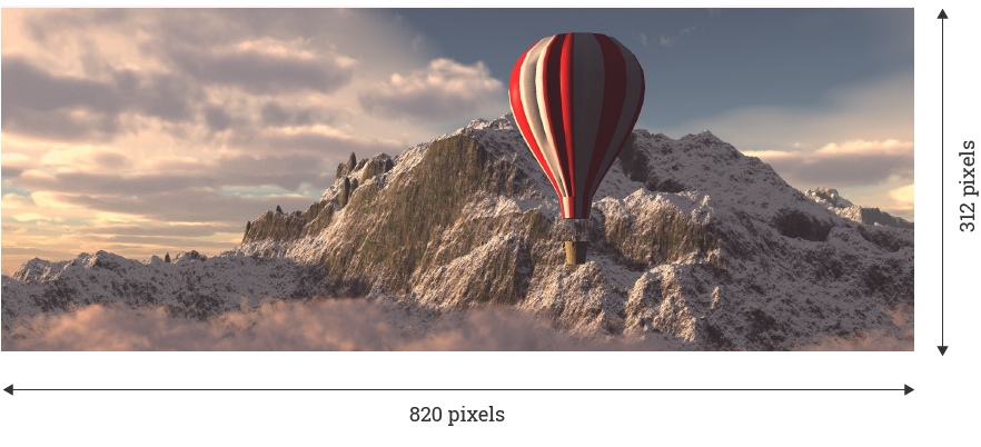 Facebook Profile Cover Photo recommended uploaded size is 820 pixels by 312 pixels