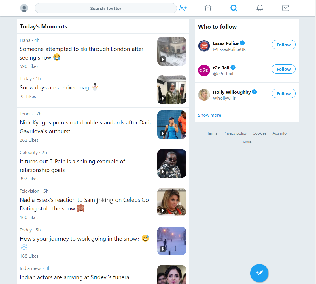 Twitter - Finding People