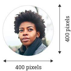 Twitter Profile Picture recommended uploaded size is 400 pixels by 400 pixels