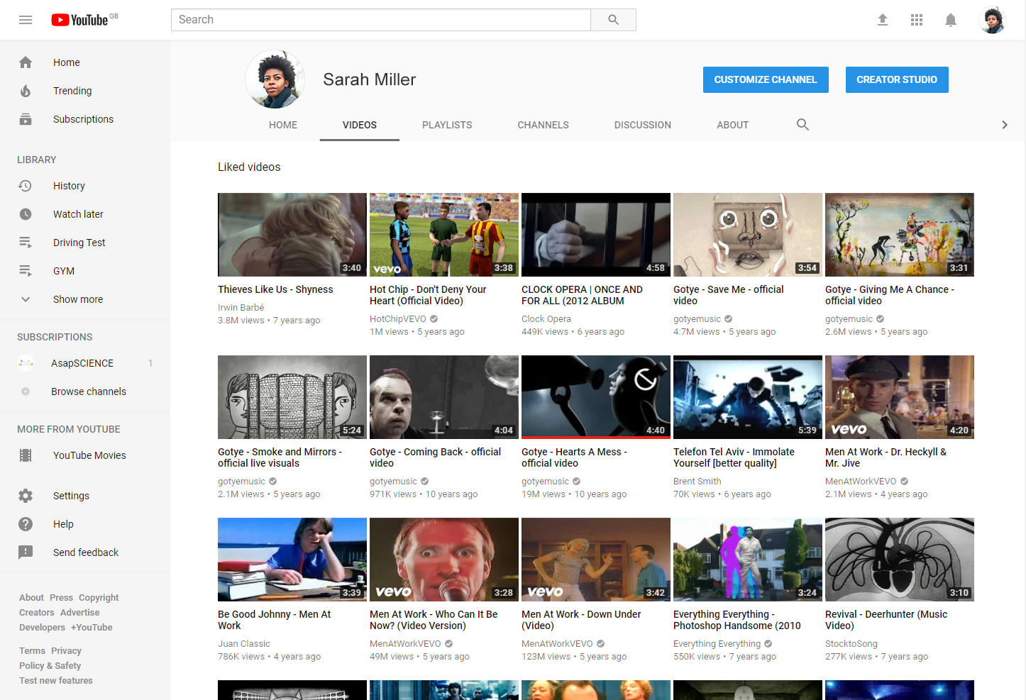 youtube - Upload a video